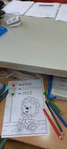 Malowanka z sygnalizatorem