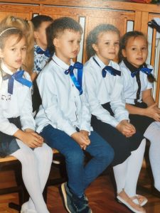 Grupa uczniów