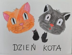 rysunek z kotami