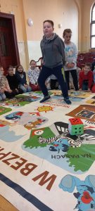 Uczestnik na planszy do gry