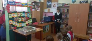 Przemowa pani bibliotekarki