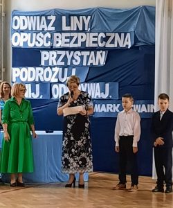 Przemowa pani wicedyrektor