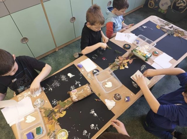 prace plastyczne wykonywane przez uczniów