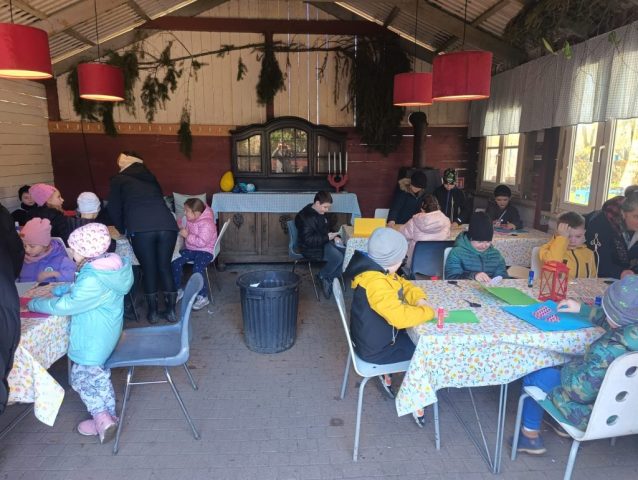 Udział w Warsztatach Wielkanocnych w Alpakowym Gaju w Bobolinie.